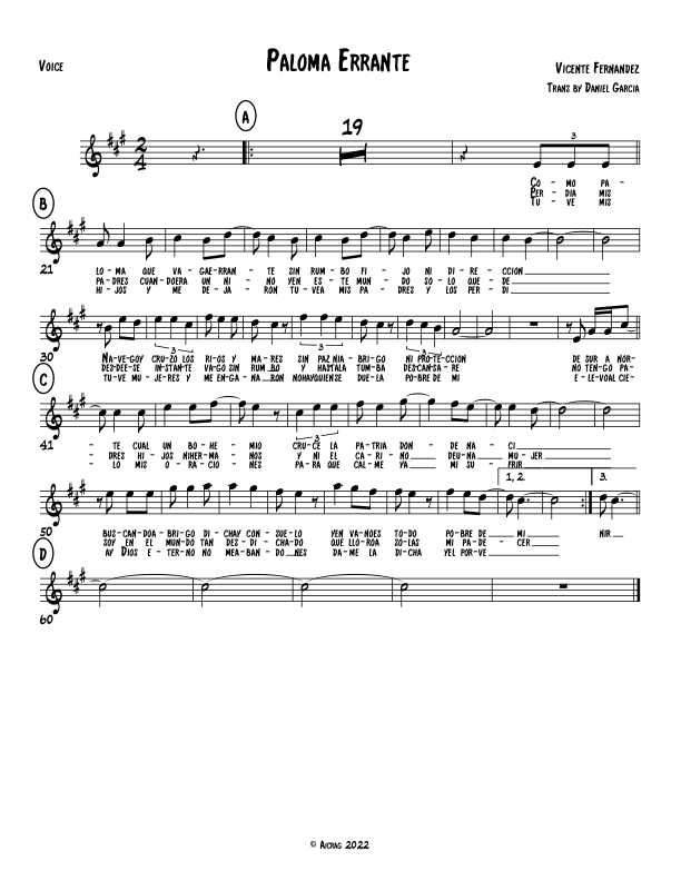 La imagen puede contener una previsualizacion de una partitura